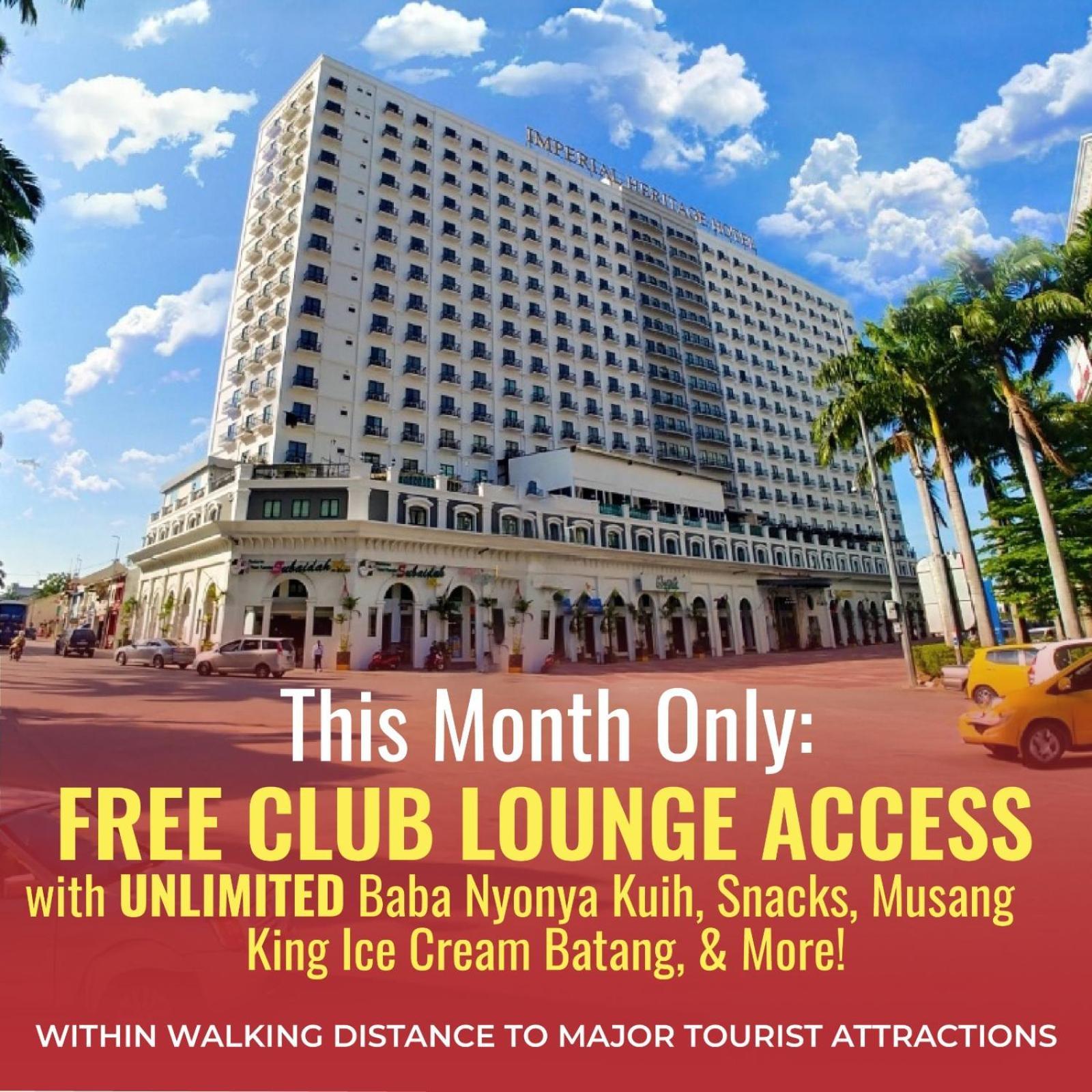 Imperial Heritage Hotel Melaka I City Centre I Free Wifi I Free Parking L Free Club Lounge Access Eksteriør bilde